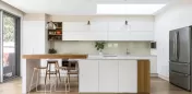 Bàn đảo bếp gỗ công nghiệp Đồng Nai – Tăng tiện ích, nâng tầm không gian bếp